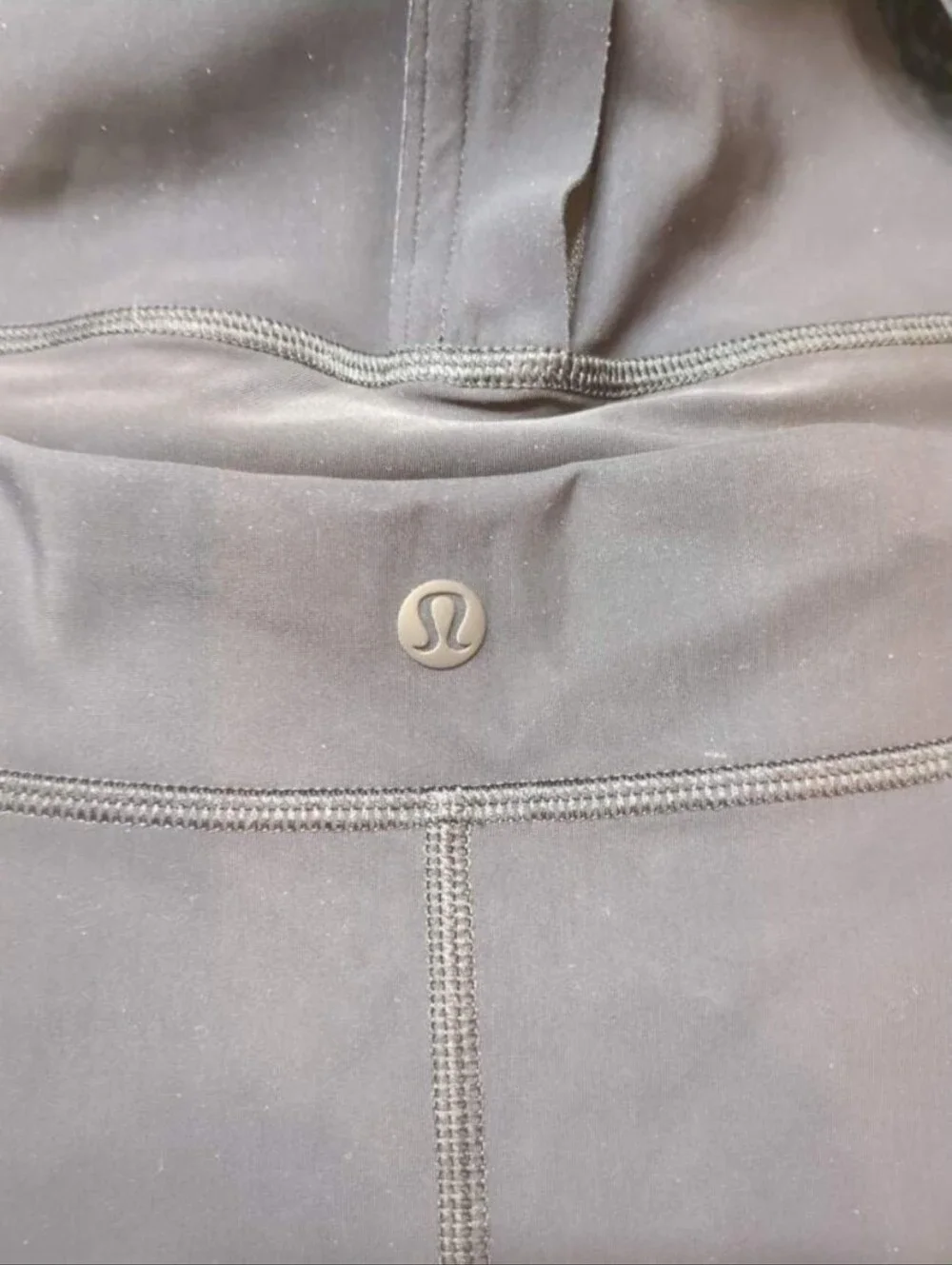 Lululemon Athletica Sz 8 Wild Abandon Black High-Neck Zip One-Piece Swim W2ALNS